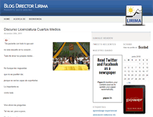 Tablet Screenshot of director.lirima.com
